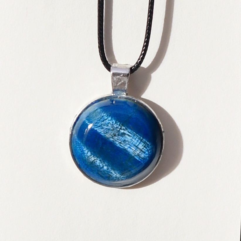 Round Figured Maple Pendant